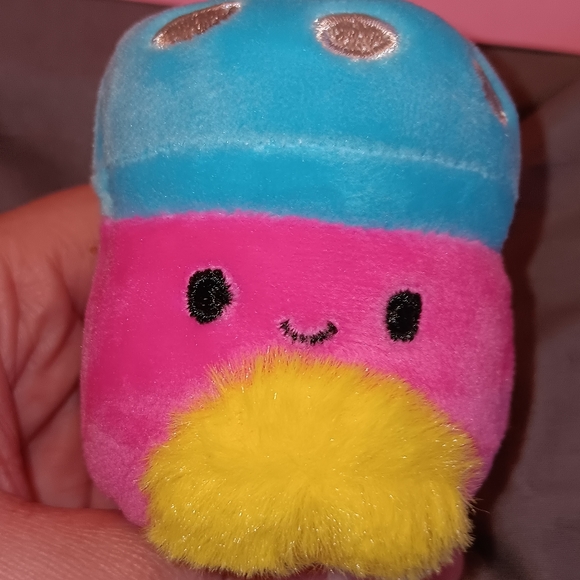 Squishmallows Randall the Mushroom Micromallows Blacklight /UV Mystery Capsule - Picture 2 of 3